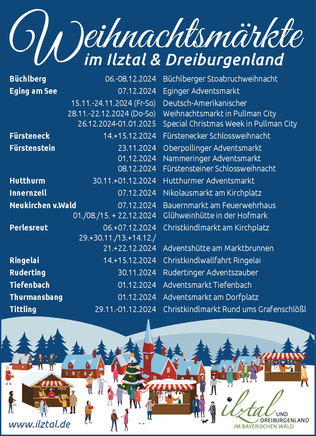 Weihnachtsmärkte im Ilztal und Dreiburgenland